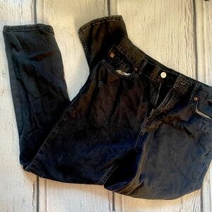 Black distressed Jeans